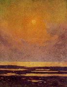 unknow artist Sunset on the Coast oil painting on canvas
